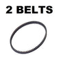 Solid Spare (2) Belts for Bissell #1606419 Proheat 2X Revolution & 2X Revolution Pet Deluxe