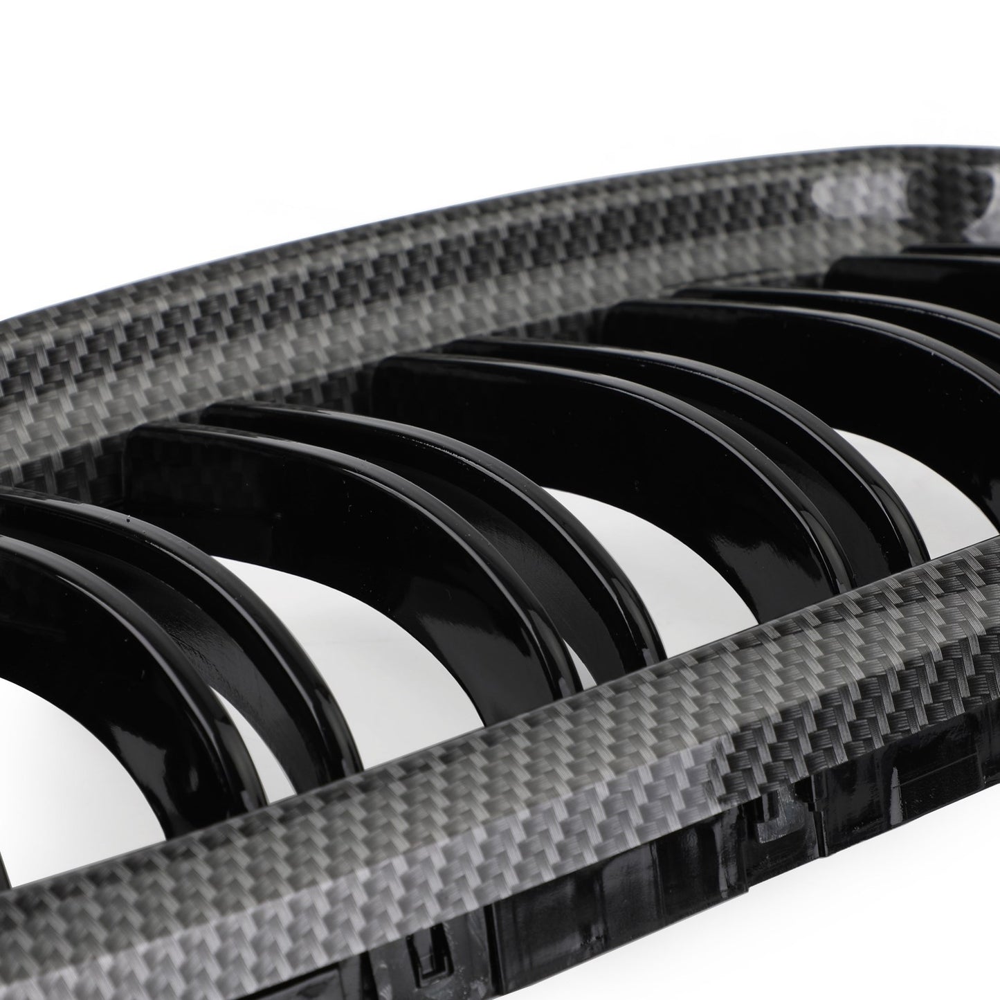 Front Kidney Grill Grilles Carbon Fiber Fit BMW E90/E91 LCI 3 Series 2008-2012