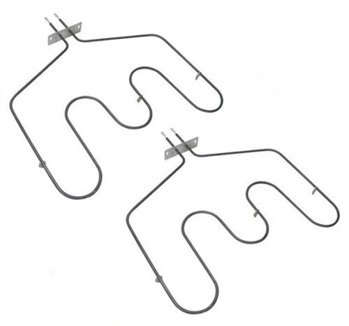 Solid Spare 2 Pack WB44X10016 for GE Range Oven Bake Heating Element AP2031067 PS249350