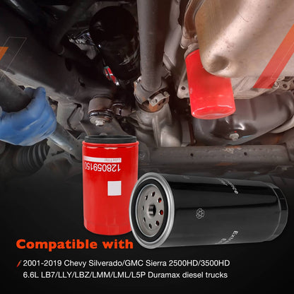 6.6L Duramax Transmission Oil Filter Kit For 2001-19 Chevy GMC Allison 1000 2000