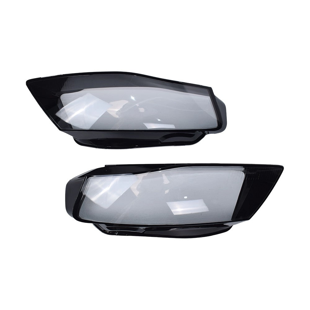 For 2009-2012 Audi A4 2PCS Left & Right  Headlamp Cover Headlight Lens Cover