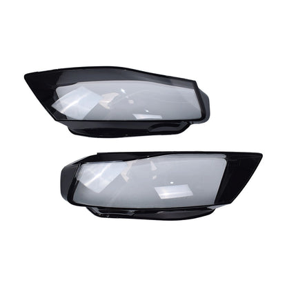 For 2009-2012 Audi A4 2PCS Left & Right  Headlamp Cover Headlight Lens Cover