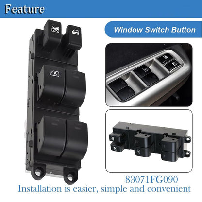 For 2008-2013 Subaru Forester Front Left Master Power Window Switch 83071-FG090