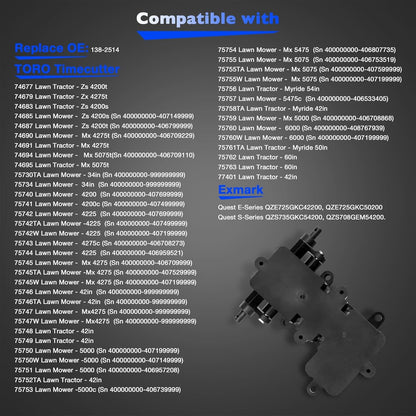 138-2514 Brake Box Assembly Brake Control Module For Toro Exmark Quest E Series