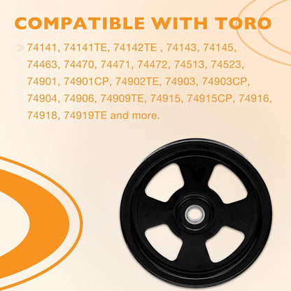 Mower Deck Flat Idler Pulley For Exmark Lazer Z Radius Toro 136-5404 114-5895
