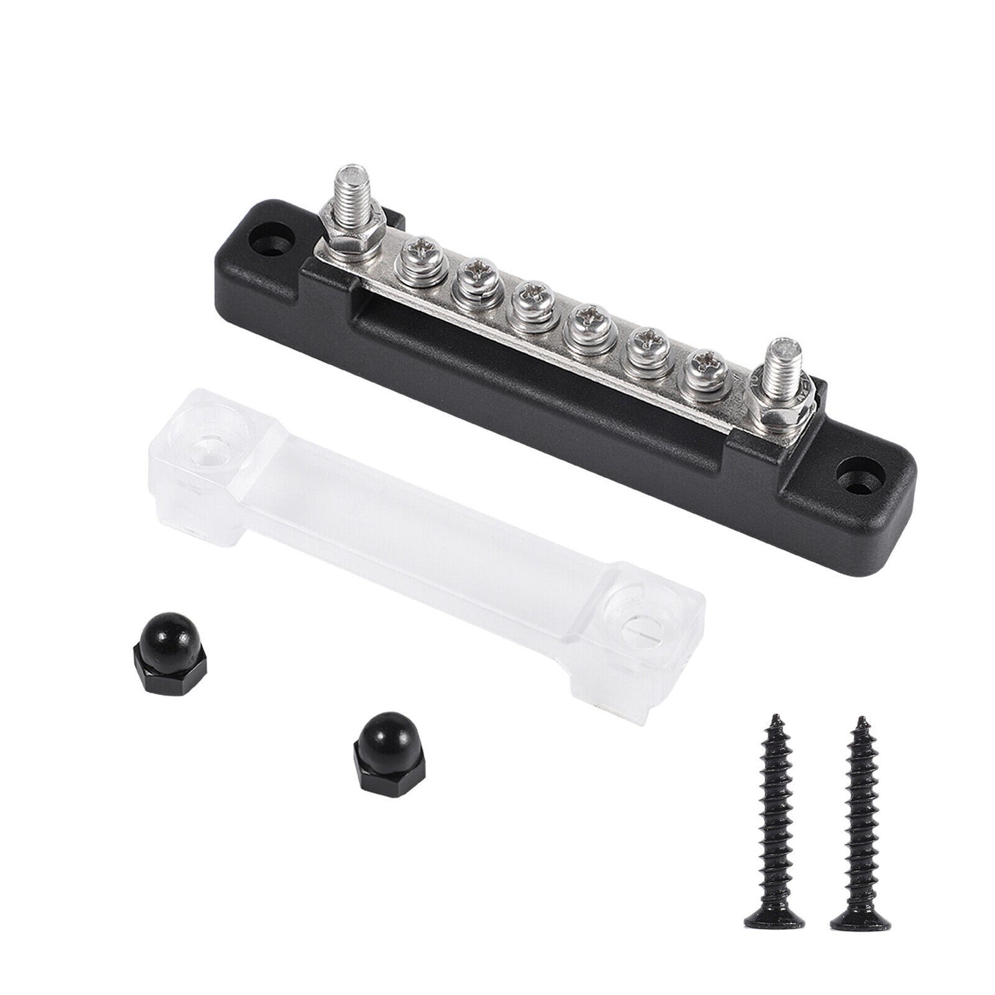 2PCS 6 Way 150A Power Distribution Terminal Block Car Marine Boat 48V Bus