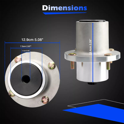 3x Deck Spindle Fit For Hustler Fastrak Raptor SDX SD 48" 54" 60" 125981 605380
