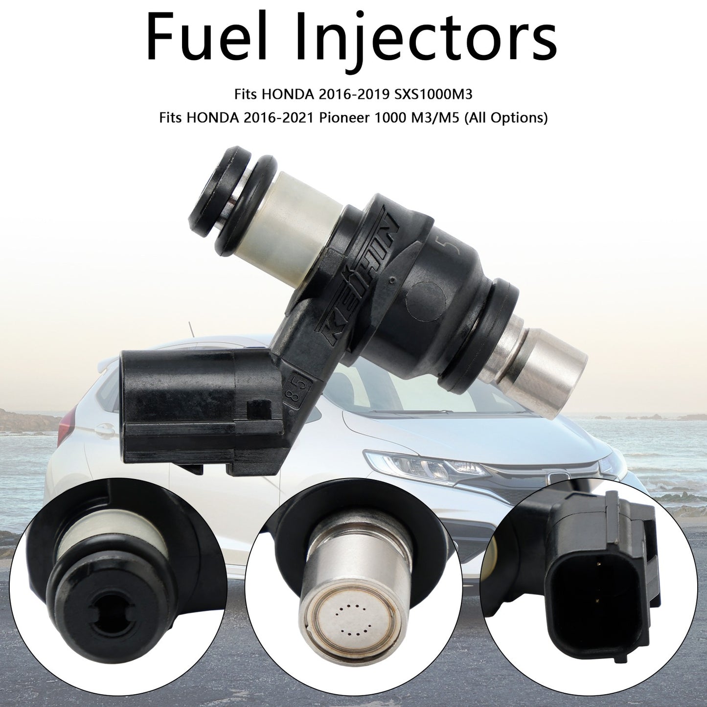 16450-HL4-003 16450-HL4-013 Fuel Injectors For HONDA PIONEER 1000 SXS1000 M3 M5