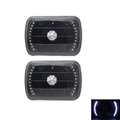 5x7" 7x6" Inch Fit Ford F150 F250 F350 1978-1986 Black Housing LED Headlights