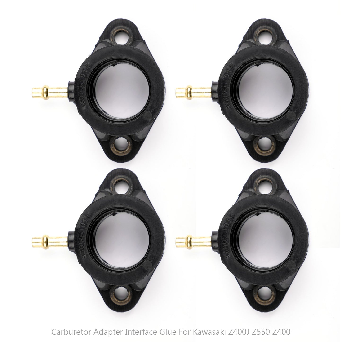 4x Carb Intake Manifold Boots For Kawasaki Z400J KZ500B KZ550 Ltd 16065-1014