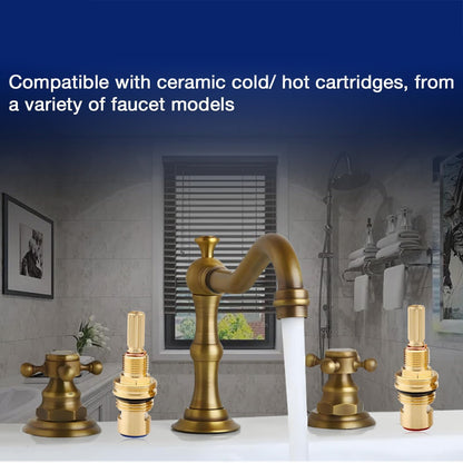 Brass 1-001 1-002 Ceramic Valve Cartridge Set For Ceramic Cold Hot Cartridges