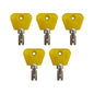 (5) Ignition Key For Clark Yale Hyster Forklift - 2368655, 2782017, 7004147
