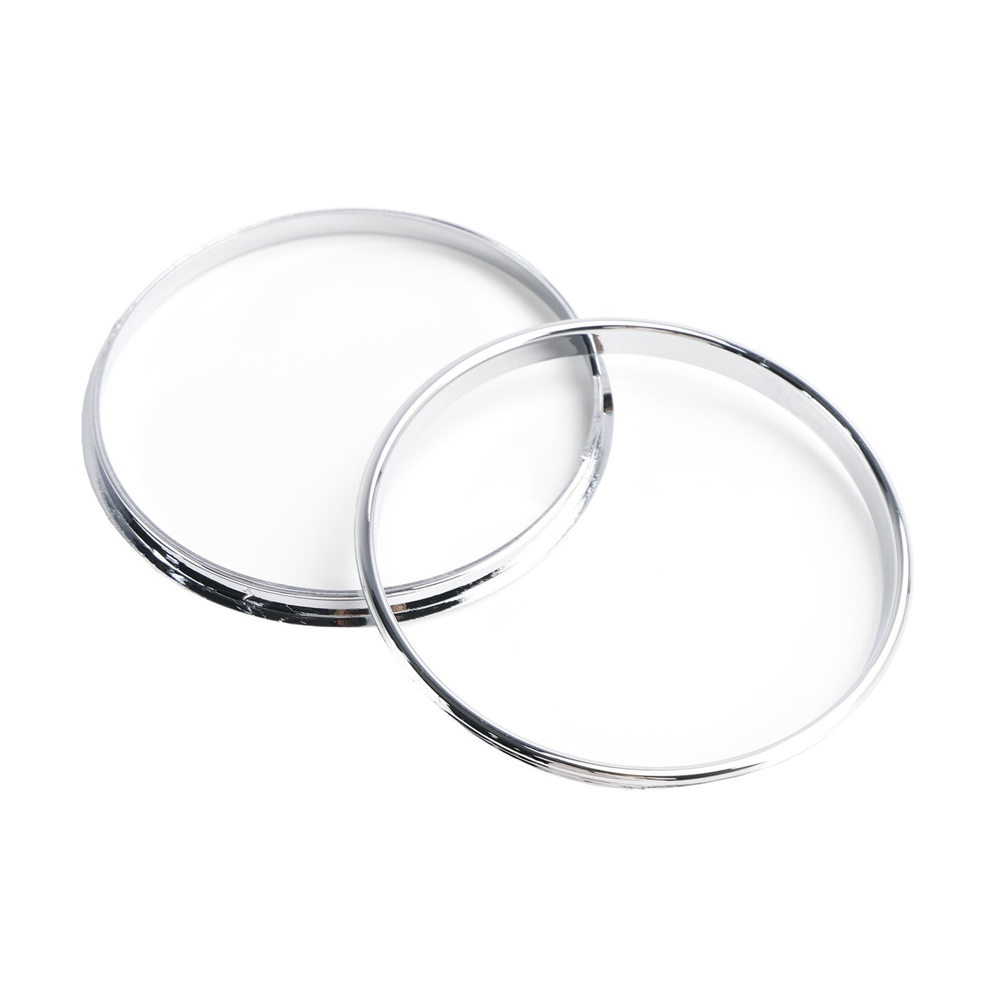 Silver Dash Trim Rings Speedometer Gauge Cluster Panel For BMW E38 E39 E53 X5