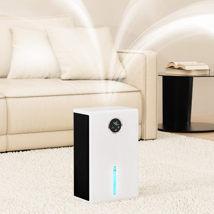 1000 Sq.Ft Dehumidifier for Home 95oz Tank LED Light Portable Air Purification