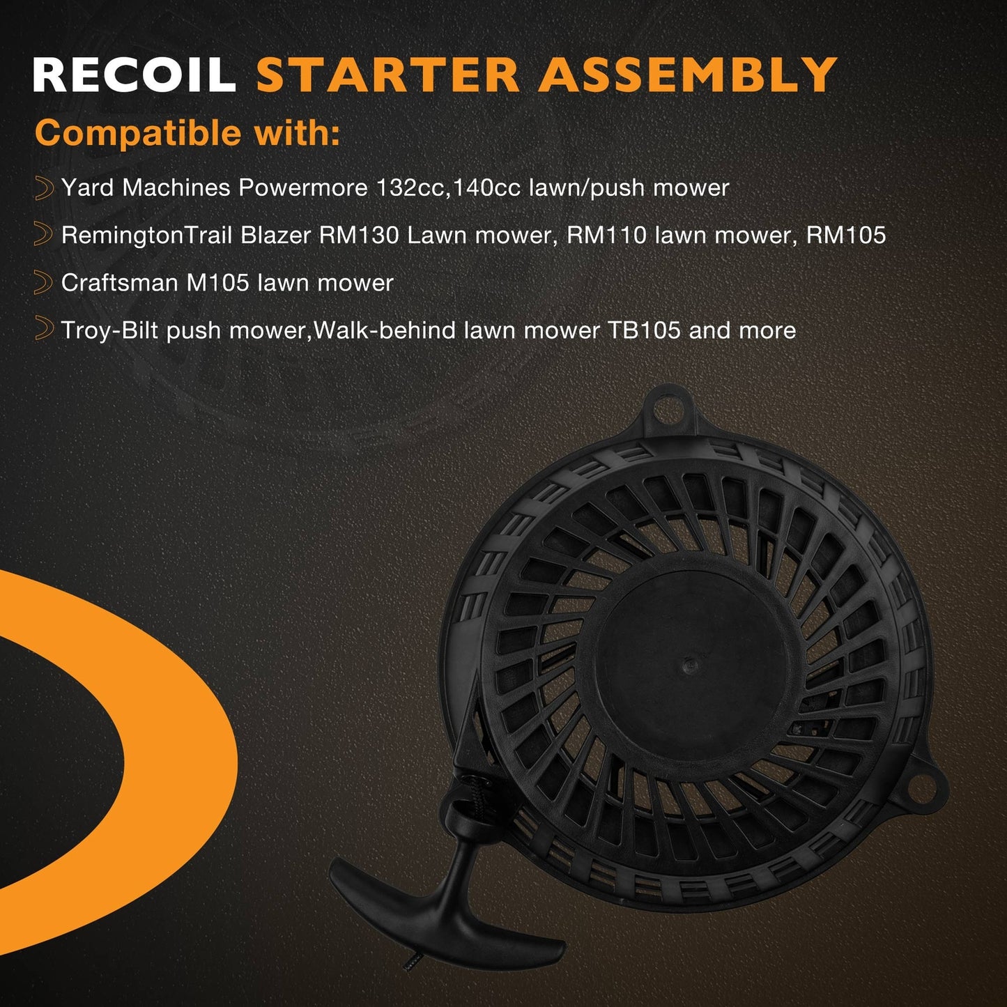 Recoil Starter Assembly Fit for MTD Troy-Bilt Cub Cadet Yard Machine Remington