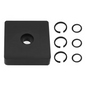 For Milwaukee Type 3/8" Impact Wrench Retaining Ring Clip with O-Ring (3 sets)