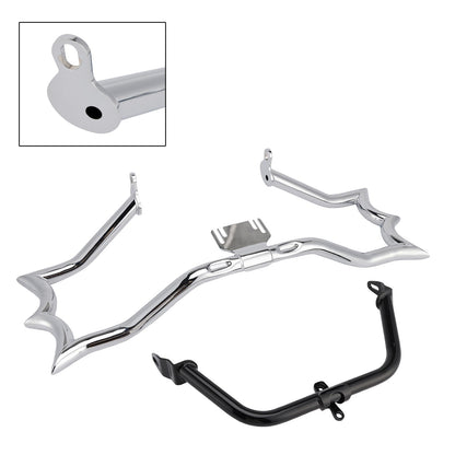 Engine Guard Crash Bar&Fairing Bracket Kit Chrome For Touring Road King Street