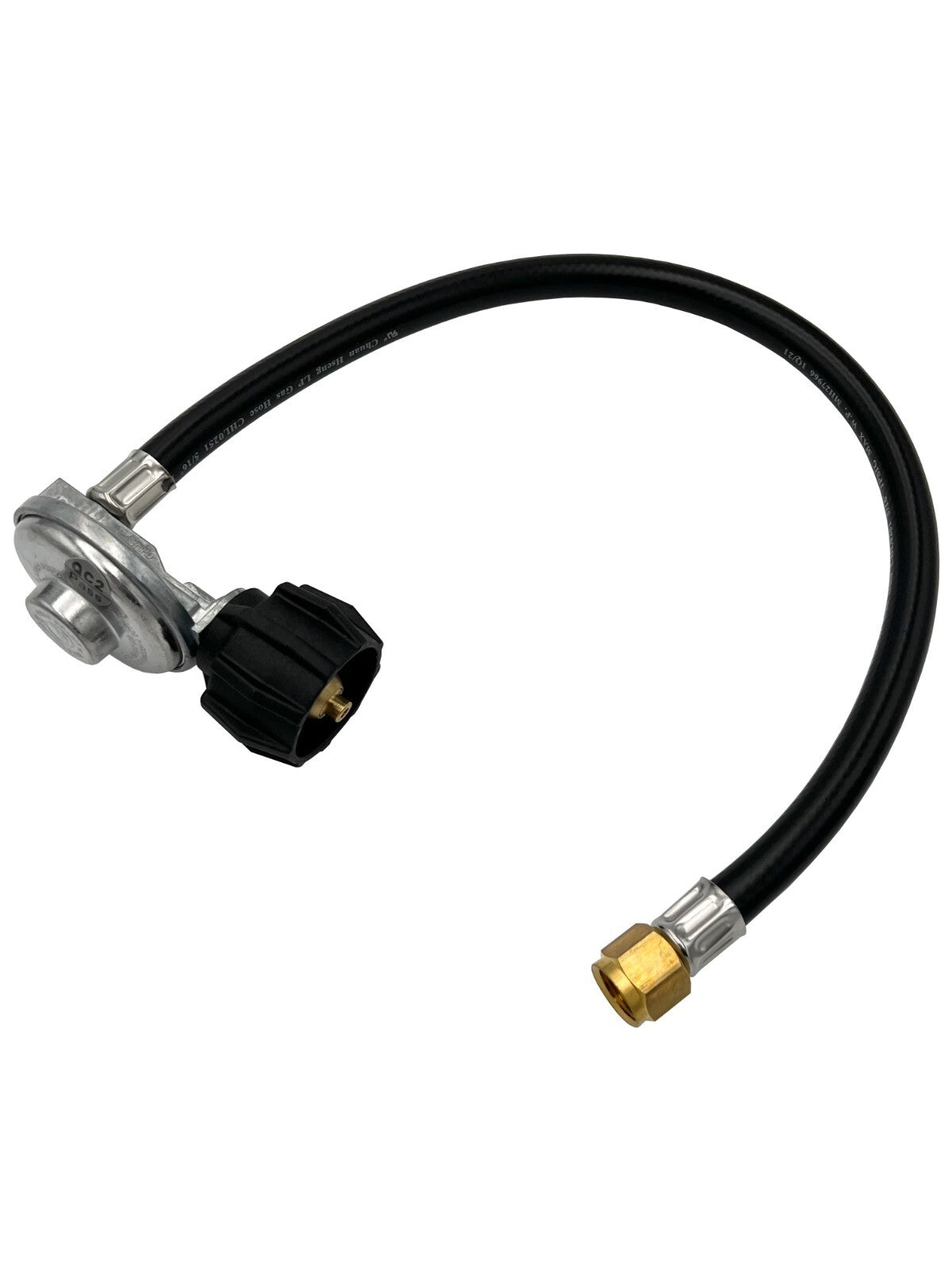 Solid Spare Weber 67069 Hose and Regulator Kit LP 11" For Spirit II Genesis II