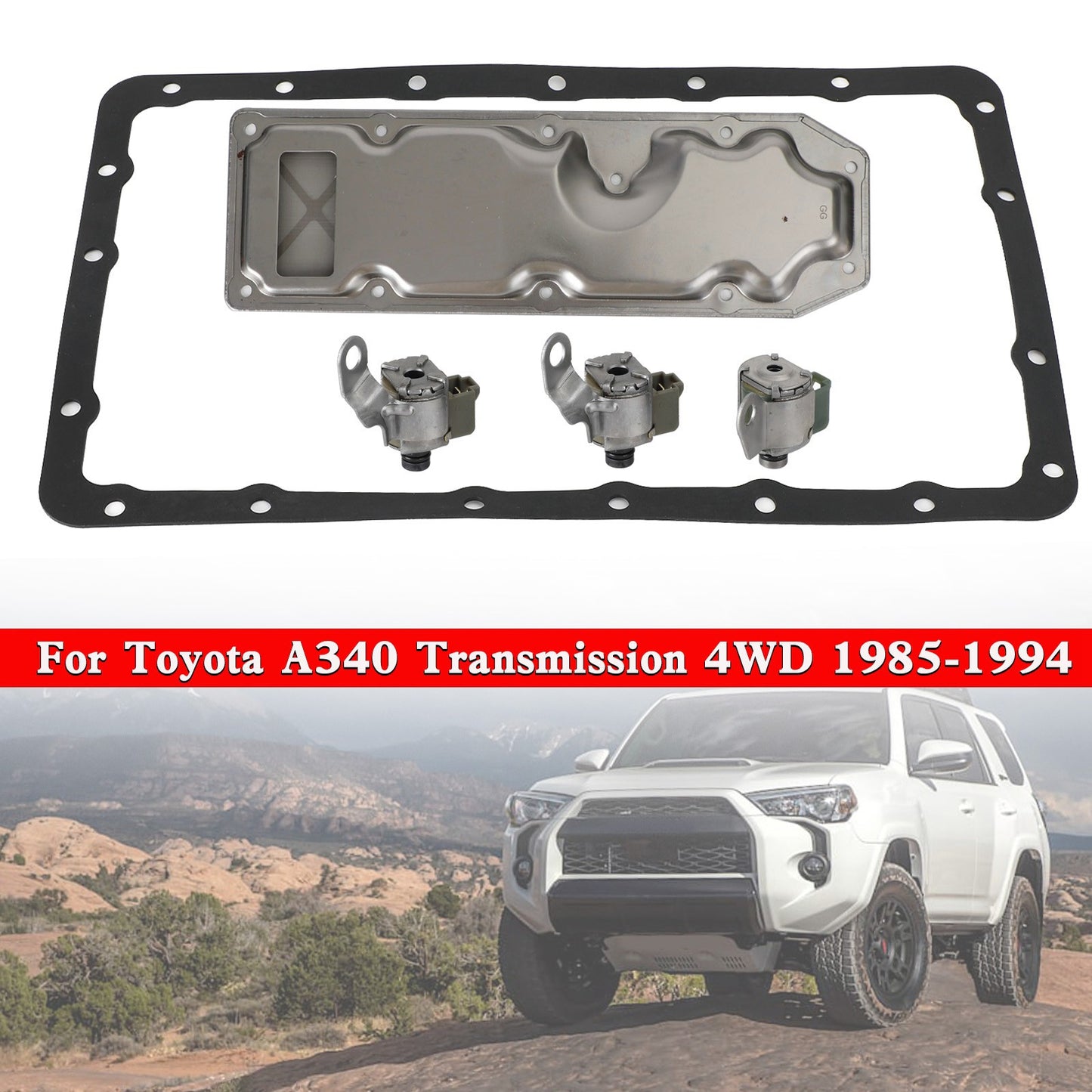 Solenoid Service Kit 97420 For Toyota A340 Transmission 4WD 1985-1994 1993 1992