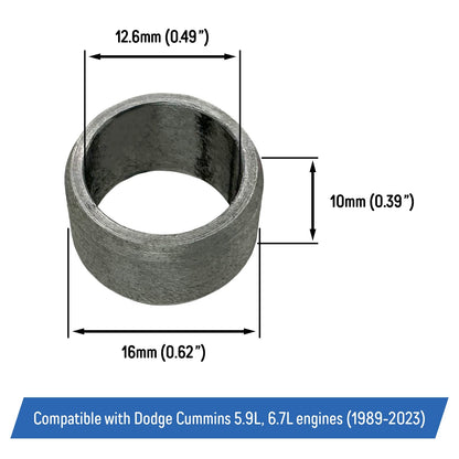 Cylinder Head Alignment Dowel Pins for Cummins 3902343, 5.9L 6.7L Engines (6pk)
