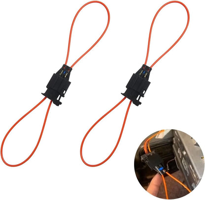 2X For BMW MERCEDES MOST Diagnostic Kit Fiber Optic Loop Bypass Male Female Plug