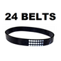 Solid Spare (24) Belts for Eureka Style U Whirlwind Victory 61120A 61120B 61120C 61120D
