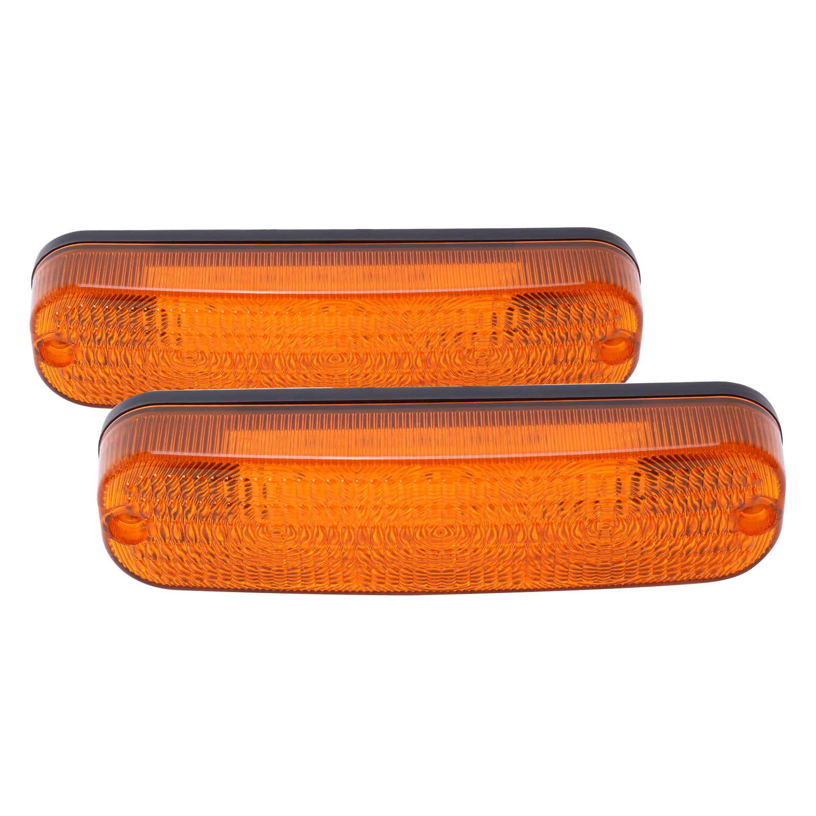Solid Spare 2pcs LED Amber Flashing Cab Lights Headlight #AR60250 For John Deere Tractor