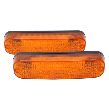 Solid Spare 2pcs LED Amber Flashing Cab Lights Headlight #AR60250 For John Deere Tractor