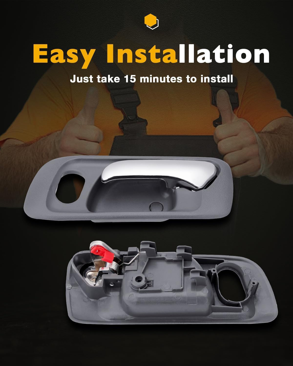 72165S84A01ZB Inside Interior Door Handle Kit Fit 1998-2004 Honda Accord Odyssey