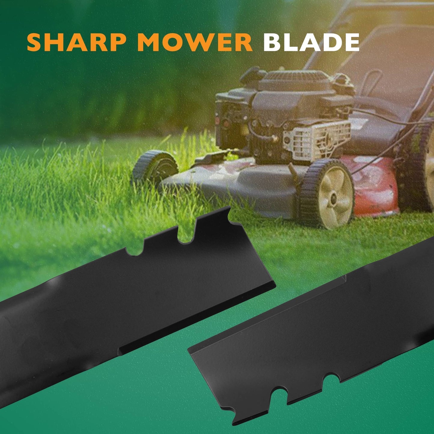 4x 120-9500-03 Lawn Mower Mulching Blades For Toro Exmark ECKA30 22205TE 20120