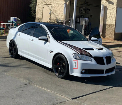 Solid Spare Clear Front Fender Side Markers Lights Housing For Pontiac G8 GT GXP 2008 2009