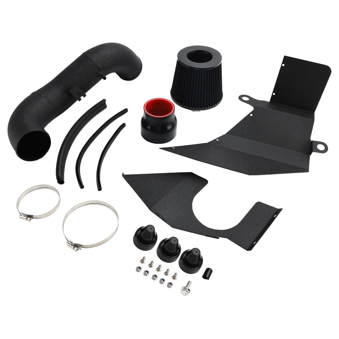 Cold Air Intake Kit with Heat Shield for VW Golf GTi R 1.8T 2.0T 2015-2020