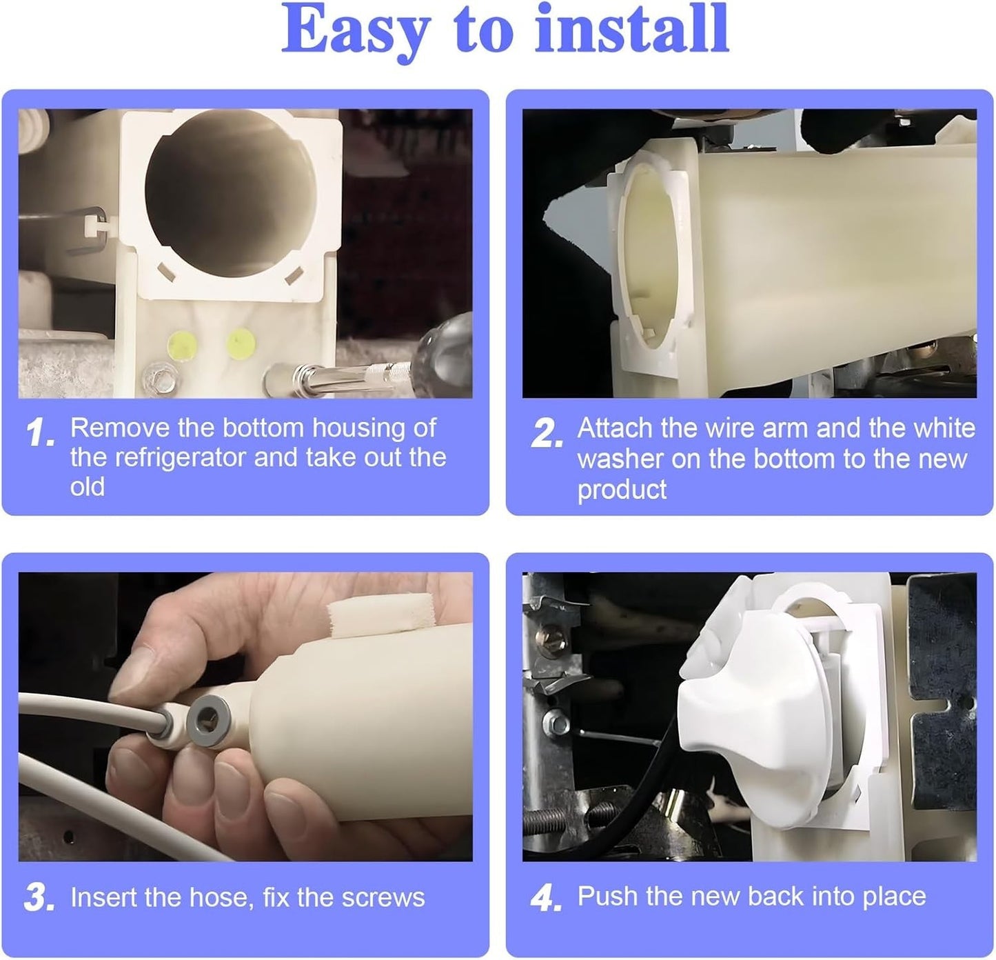 WP2186443 Refrigerator Housing Compatible with Whirlpool KitchenAid 2186443
