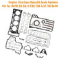 Engine Overhaul Rebuild Seals Gaskets Kit for BMW X5 X6 M F85 F86 4.4T V8 S63R