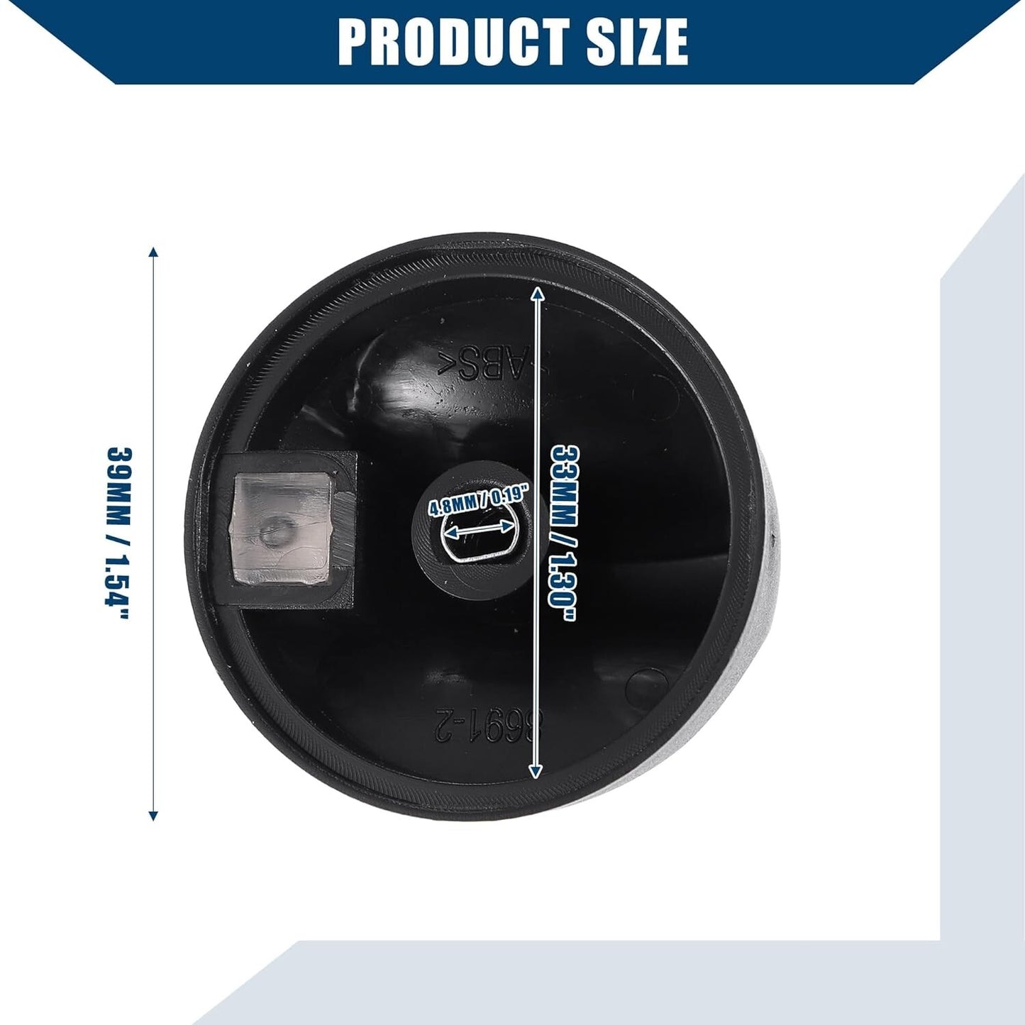 4WD 4X4 Switch Knob Dial Black Fits For 1999-2004 Ford F-150 OE# XL3Z-11661-AAA