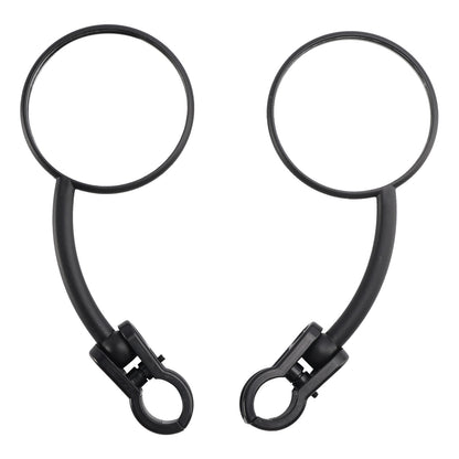 EASY CLAMP ON FOLDING MIRROR SET FOR ENDURO MX CROSS TRAIL ATV SUPERMOTO