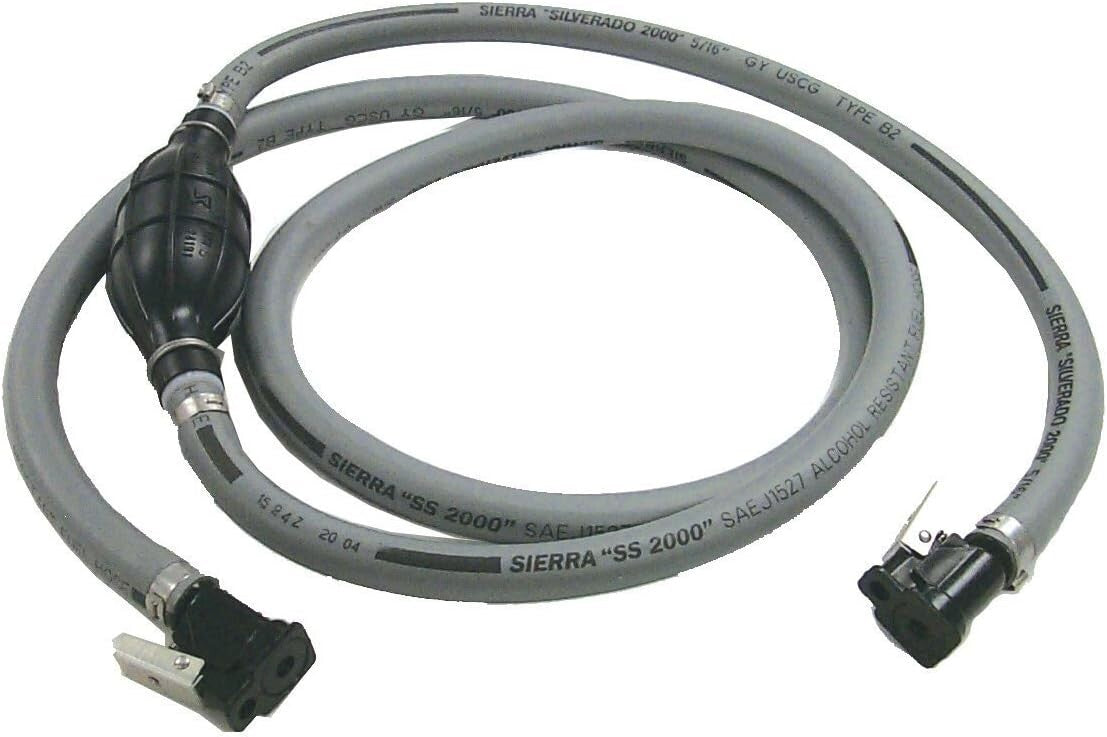 Solid Spare Sierra Marine 18-8009EP-2 Fuel Line Assembly 8 FT