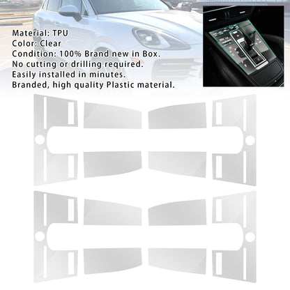 4Pcs Screen Protector Film For Porsche Cayenne 2.9T 3.0T 2018-2020