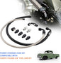 Universal 6AN Power Steering Pump Hose Kit For GM LS Swap Pressure Return Line