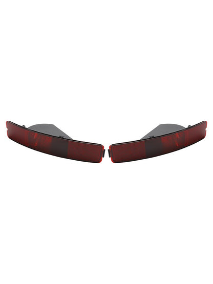 Left+Right Rear Tail Fog Light Reflector 8693008 8693009 For Volvo XC90 2003-06