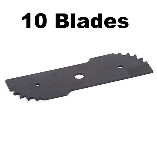 Solid Spare (10) Heavy Duty Edger Replacement Blade for Black+Decker EB-007 Edge Hog