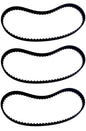 Solid Spare Polyflex Belt Fits Variety of Grizzly Harbor Freight Jet Lathes 5m710 - 3-Pack
