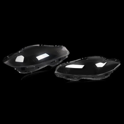 Pair Front Headlight Lens Cover Shell Clear For Jaguar XJ XJL 2010-2019