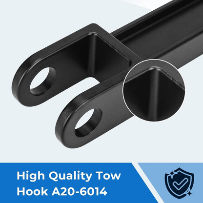A20-6014 Single Tow Hook for Peterbilt/Kenworth with Pull Pin & Frame Pin