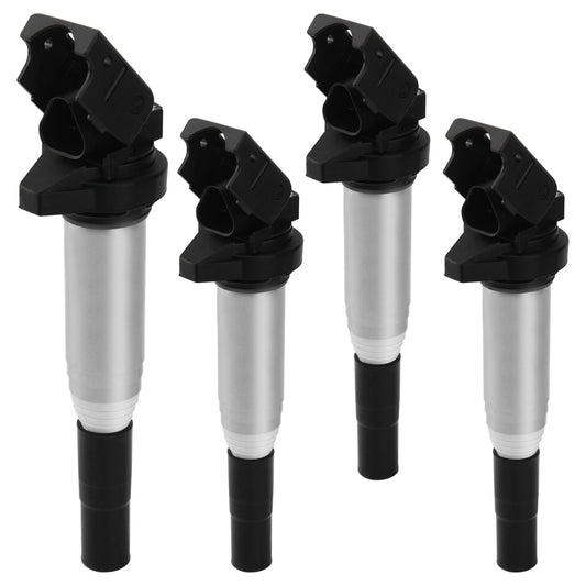 Solid Spare 4X UF598 Ignition Coil Pack For 2007-2016 Mini Cooper Countryman Paceman 1.6L L4