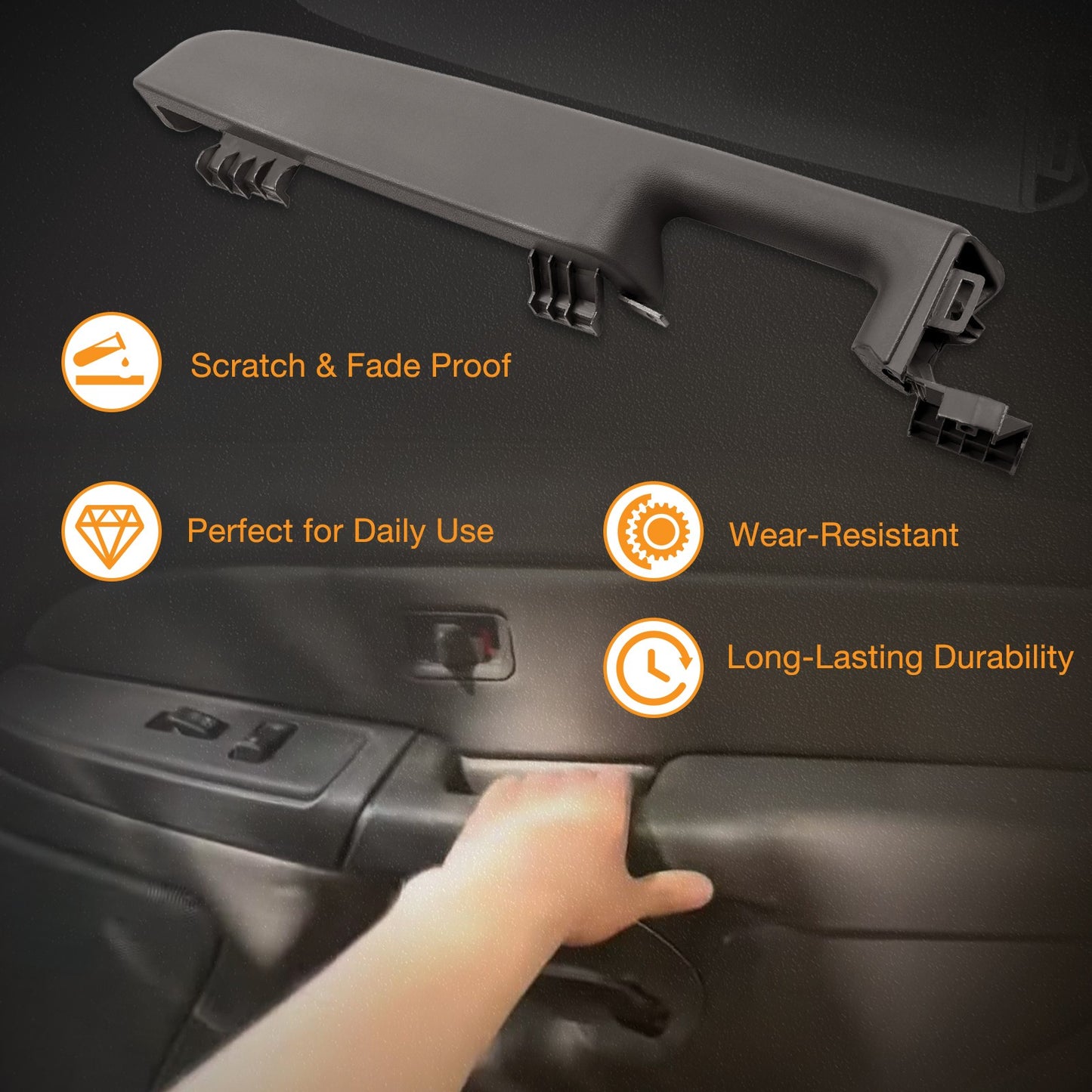 Driver Armrest Handle For 1999-2006 Chevy Suburban Avalanche GMC Cadillac Gray