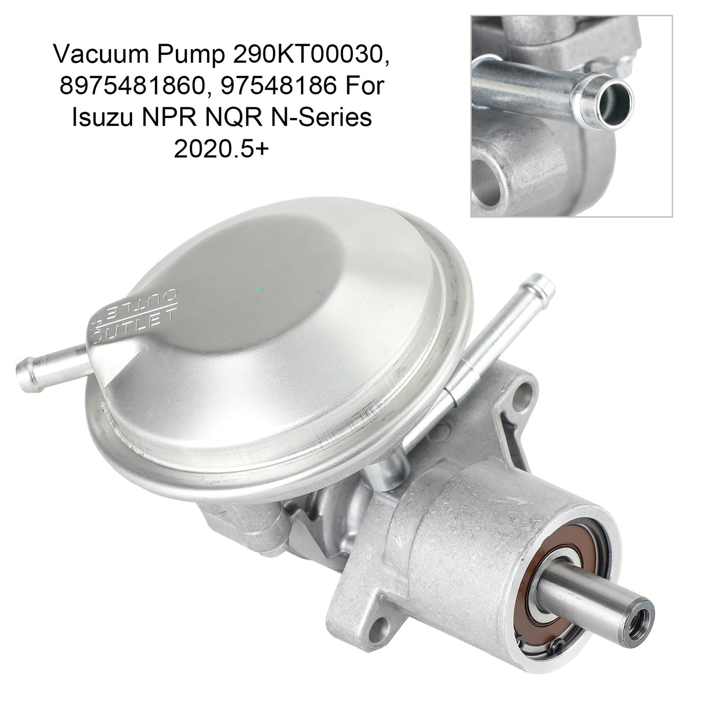 New Vacuum Pump 290KT00030 For Iuzu NQR NRR 6.0L 1995-2017 8975481860 97548186