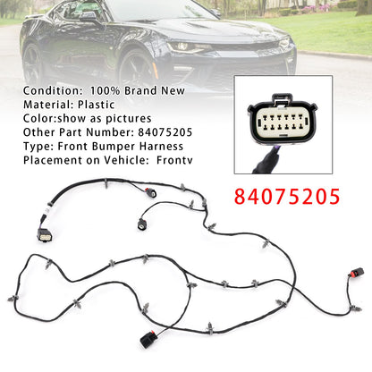 Front Bumper Grille Bumper Components Harness 84075205 For Camaro 2016-2018