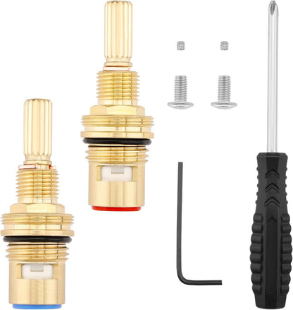 Brass 1-001 1-002 Ceramic Valve Cartridge Set For Ceramic Cold Hot Cartridges