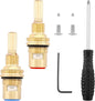 Brass 1-001 1-002 Ceramic Valve Cartridge Set For Ceramic Cold Hot Cartridges